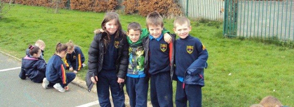 Friends at Scoil Maelruain Junior