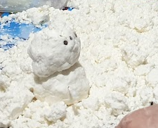 ❄️ Sensory Science – Making Snow ⛄