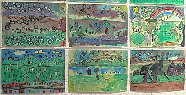 🎨 Art – Observing the Tallaght Mountains