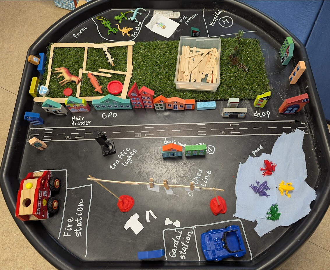 🏙️ Our Community – Small World Play 🚒🏥🐄